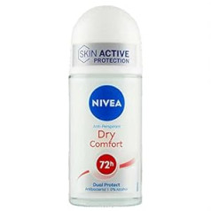 Nivea Dry Comfort Deo Roll On in a pack of 6 (6 x 50 ml), antiperspirant stick for every everyday situation, deodorant with 48 hour protection