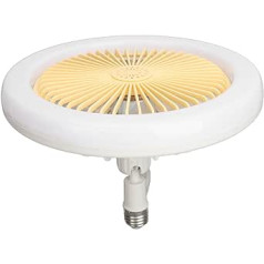 ‎Fyearfly Fyearfly LED guļamistabas aromterapijas ventilatora gaisma, LED griestu ventilators ar gaismām, aromterapijas ventilatora lampa 3 vienā universālā ventilatora gaisma ar E27 pamatni guļamistabai un viesistabai