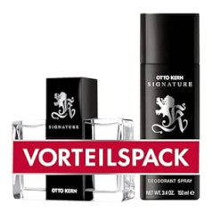 Ultimate Black Otto Kern® paraksts vīriešiem | Tualetes ūdens un dezodorants suverēnam elegantam un klasiskam izskatam | Otto Kern tualetes ūdens 50 ml un dezodorants 150 ml