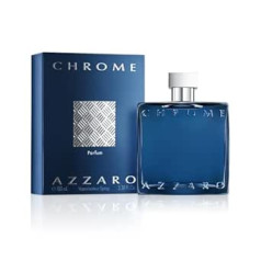 Azzaro Chrome Perfume for Men Eau de Parfum Свежий цитрусовый аромат с бергамотом, пихтовым бальзамом и мастиковым кустарником 50 мл