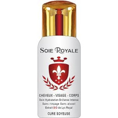 ‎Soie Royale Matu kopšana sejai ķermenim 125 ml Organisks Royal Lily zīda proteīnu ekstrakts Vitamīni EF baro mitrina ādu ar intensīvu spīdumu bez alkohola Soie Royale