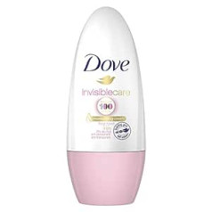 Dove Invisible Care rullējamais pretsviedru dezodoranta iepakojums, 6 x 50 ml