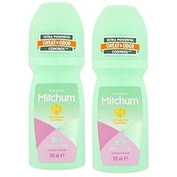 Mitchum Women Шариковый дезодорант-антиперспирант, 100 мл, упаковка из 2 шт.