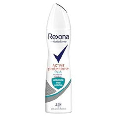 Rexona sieviešu izsmidzināmais dezodorants Active Shield Fresh ar alumīniju, 150 ml iepakojumā pa 6