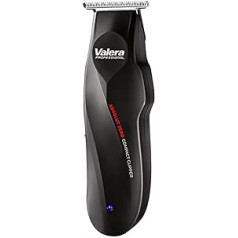 Valera , Absolut Zero 658.01 Profesionāls vīriešu matu griezējs, precīzs un viegls, 42 mm asmeņi ar minimālo griešanas garumu 0,1 mm, bezvadu vai barošanas avots, iekļauts akumulators, melns