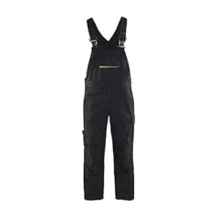 D112 Dungarees ar Stretch Black/Yellow