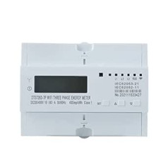 Einfach verkabelter Energiemonitor, DTS726D-7P WIFI 3 Phasen Tuya WIFI Smart Energy Meter 3 * 120V 3 * 3 * 230V 50/60Hz Timer Stromverbrauch Monitor KWh Mit automatischer Aufzeichnung und Uploads