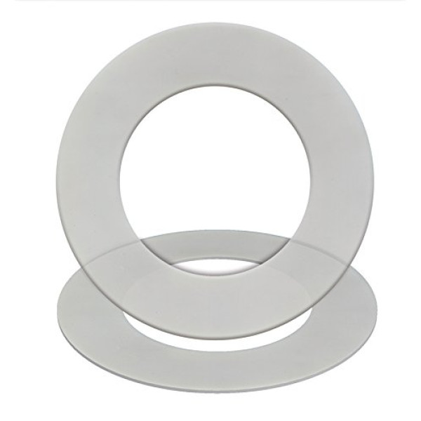 GASKET24 Silikona blīve 60° Caurspīdīga EN 1514-1 IBC DN 200; PN 25 284 x 220 x 2 (25 gab. iepakojumā)