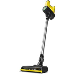 Kärcher VC 6 Cordless ourFamily Cordless Vacuum Cleaner, 2 Suction Levels, Running Time: up to 50 Minutes, Weight: 2.8 kg, 25.2 V Battery, Wall Mount with Charging Function, Floor and Crevice Nozzle,