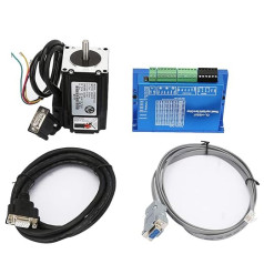 150W 23 Stepper Motor Set Hybrid Servo Amplifier RS232 Serial Line 2N.M Communication Software Developed by Manufacturer 57 NEMA Stepper Motor