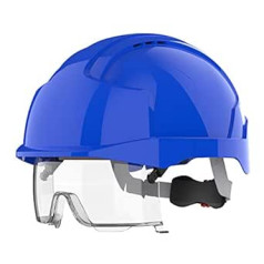 JSP EVO VISTAlens aizsargķivere ar integrētām aizsargbrillēm JSP AMB170-006-F00, zila/zila (280-EVLV-50B)