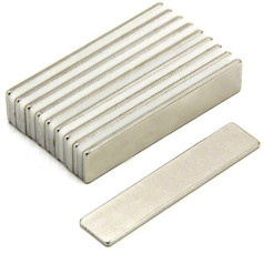 Magnet Expert 50 x 10 x 1,5 mm biezs N35 neodīma magnēts — velkams 3,6 kg (200 gab. iepakojumā)