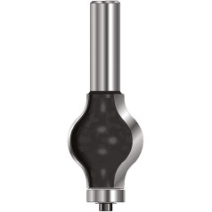 ENT 16800 Handlauf-Fräser Profil 3 HW, Schaft (S) 12 mm, Durchmesser (D) 31,8 mm, NL 38,1 mm, R1 9,5 mm, R2 12,7 mm, SL 40 mm