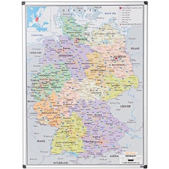 Bi-Office MAP0101002 Deutschlandkarte, laminiert vai magnetisch