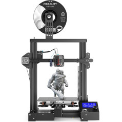 Oficiālais Creality Ender 3 Neo 3D printeris ar CR Touch automātisko gultas izlīdzināšanas komplektu, pilna metāla ekstrūdera karborunda stikla drukas platforma ar drukāšanas atsākšanas funkciju Klusa mātesplate 220 x 220 x 250 mm