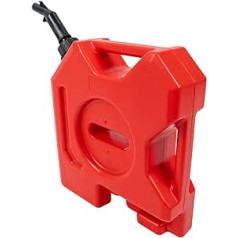 CStern 12L Fuel Tank Canister Petrol Can Diesel Water Container with Portable Fuel Tank with Spout, Suitable for Motorcycle, SUV, ATV, Off-Road Vehicle (Red) Includes Only One Red Fuel Tank