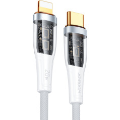 USB-C kabelis ar viedo slēdzi - iPhone Lightning 1.2m - balts