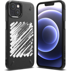 Ringke Прочный чехол и чехол для iPhone 13 mini Onyx Design Краска черная