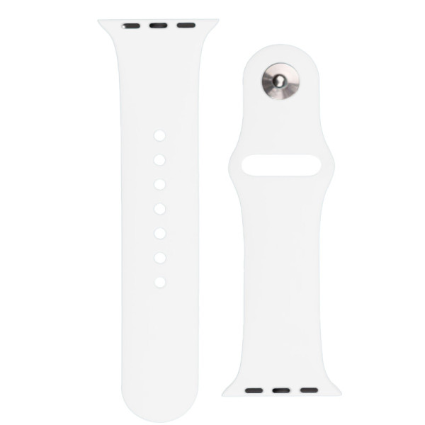 Silikona siksna APS Balta Apple Watch Ultra 2-9/SE 42/44/45mm