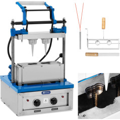 Vafeļu cepšanas iekārta vafeļu konusu cepšanai saldējumam 100-120 vafeles stundā 74x124mm