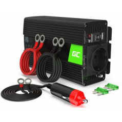 Green Cell Car Power Inverter Strāvas pārveidotājs 12V to 230V / 300W / 600W