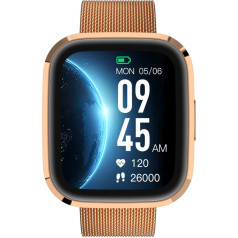 Garett Smartwatch Garett GRC STYLE Gold steel Viedpulkstenis IPS / Bluetooth / IP68 / SMS