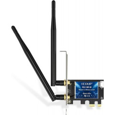 EDUP EP-9651 Wi-Fi 6E PCIE Network Card / AX3000 / Intel AX210 / Bluetooth 5.2