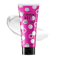 Duft & Doft Intense Moisture ķermeņa krēms Stokholmas rožu ķermeņa losjons ar argana eļļu un ilgstoši noturīgu aromātu, 200 ml