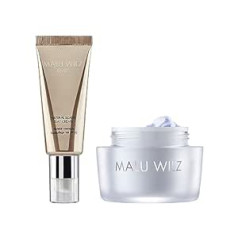 Malu Wilz Bundle Natural Beauty dienas krēms + Hyaluronic Active+ Cream Soft I Refreshing Skincare sejas kopšanas krēmu komplekts I Cream 40 ml + Booster 50 ml