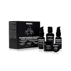 Brickell Men's Products Brickell vīriešu produkti ar pilnu aizsardzību pret novecošanos, nakts sejas krēms, C vitamīna dienas un nakts serums, mitrinātājs ar SPF un acu krēms, dabīgs un organisks, aromātisks