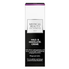 Medical Beauty For Cosmetics Medical Beauty® kakla un dekoltē krēms | Izlīdzina un savelk | Palīdz izlīdzināt grumbas | Saturs: 50 ml