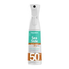 F Frezyderm Dermoceuticals Seaside Dry Mist ķermeņa saules aizsargkrēms SPF 50 sejas un ķermeņa izsmidzinātājs Ūdensizturīgs, ātri uzsūcošs sauļošanās aerosols Ideāli piemērots ikdienas saules iedarbībai