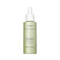 M. Asam VINO GOLD Power nakts koncentrāts (30 ml) - sejas serums atbalsta ādas atjaunošanas procesu un stimulē reģenerāciju naktī ar resveratrolu un A vitamīnu, vegānisks sejas kopšanas līdzeklis