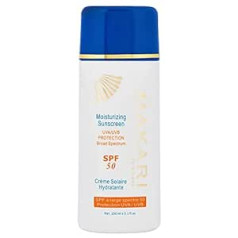 Makari mitrinošs sauļošanās līdzeklis SPF 50 5,1 fl oz. - Losjons aizsardzībai pret sauli sejai un ķermenim | Palīdz pret priekšlaicīgu novecošanos | Mitrinošs krēms sausai, nobriedušai ādai