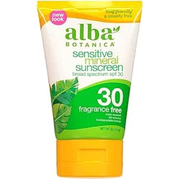 Alba Botanica Suncremes Sensitive Mineral Lotion SPF30, 100 g