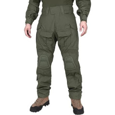 KRYDEX GEAR Combat Trousers G3 Taktiskās bikses ar ceļgaliem Militārās āra Airsoft kaujas medību bikses vīriešiem (kamuflāža)