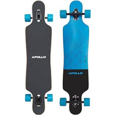 Apollo Special Edition Complete Longboard Including T-Tool, With High Speed ABEC Bearings, Drop-Through Freeride, Skating, Cruiser Boards