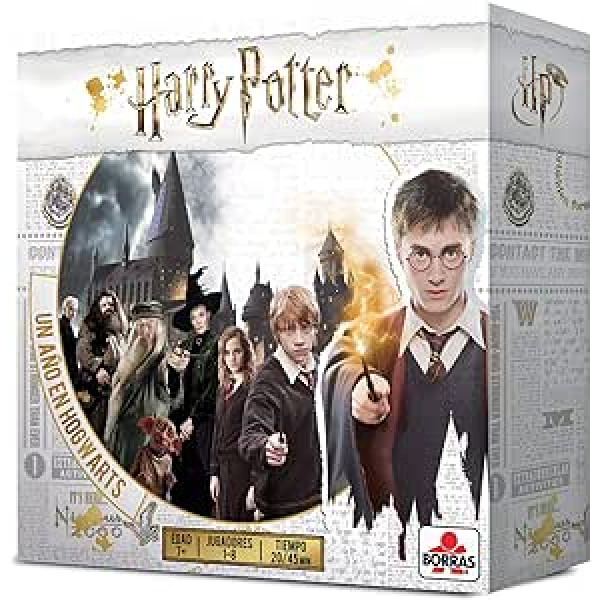 Borras - Harry Potter Board Game One Year in Hogwarts. 4 Different Game Modes. Recommended for Fans of the Saga and from 7 Years (18357)