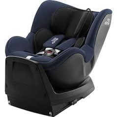 Britax Römer Dualfix Plus Reboarder with Newborn Insert and ISOFIX, for Children from 40-105 cm i-Size, Birth - 4 Years, Moonlight Blue