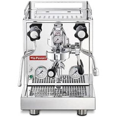 La Pavoni LPSCOV01EU Semi Professional Coffee Maker Cellini Evoluzione, Chrome