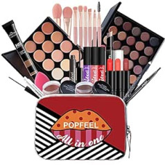 24 pieces make-up set, make-up sets, cosmetics with make-up brush, make-up bag, portable travel make-up palettes, cosmetics, eyeshadow