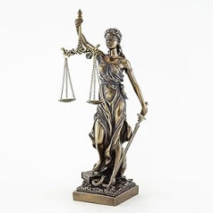 Bronzas apdares kundzes Justice 12,5 collu statujas skulptūra no Top kolekcijas