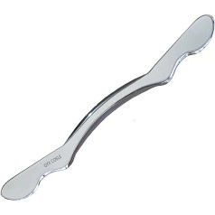 GYX COELE Массажный инструмент Gua Sha, инструмент из нержавеющей стали медицинского класса IASTM, терапия мягких тканей для спины, рук, ног, плеч (дл