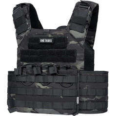 OneTigris Tactical Vest Plate Carrier Airsoft Vest Krūšu aizsargs Peintbola Policijai Softair