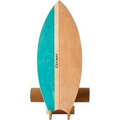 XCMAN Surf Balance Board trenažieris ar riteni, Surf Balance Board, Stabilitātes trenažieris, pieaugušajiem un bērniem, Līdzsvara dēlis sērfošanai, snovbordam, skeitbordam, hokejam