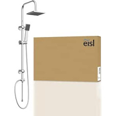 EISL EASY ENERGY DX12004-A dušas komplekts, 2-in-1 ar lielu lietus dušu (176 x 176 mm) un rokas dušu, ideāli piemērots ievietošanai esošajos urbumos, komplektā iekļauts pilns montāžas komplekts