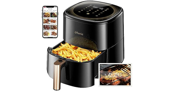 Ultenic K10 Hot Air Fryer, 5 L Airfryer with 11 Programmes, Air