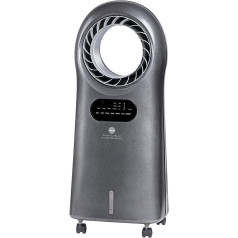 Macom 989 Breeze Evaporative Cooler without Wings, Bladeless Air Cooler, Grey, 10 m3/min