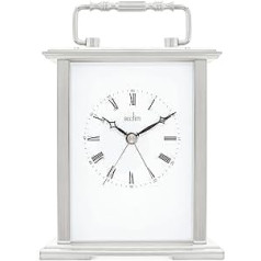 Acctim 36517 Gainsborough Mantel Clock, Silver
