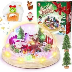 Lesipee DIY Night Light Kids Girls Toy Kit Gifts, Craft Set Kits Christmas Night Light Project, Christmas Decoration Craft Kits, Birthday Gifts Toys for Boys Age 4-12